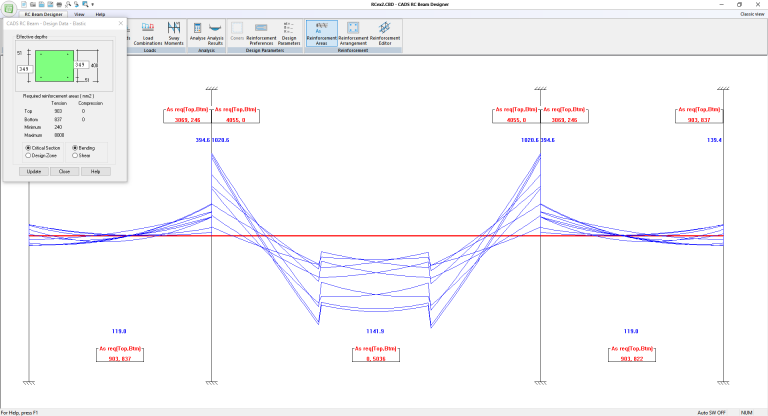 RC Beam Designer software - CADS UK